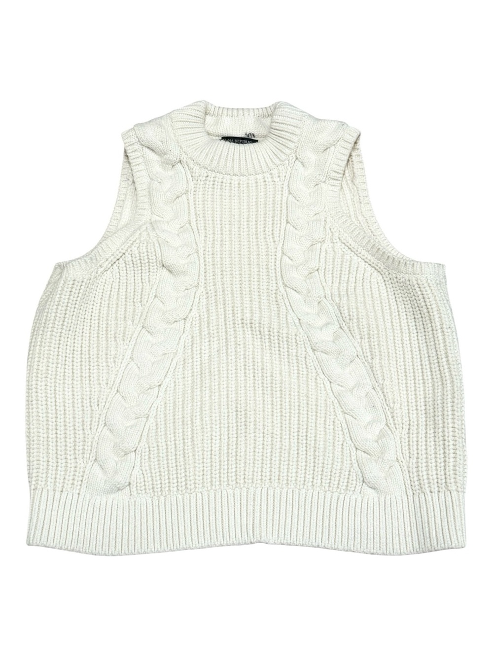 Banana Republic Chunky Cable Knit Sweater Vest